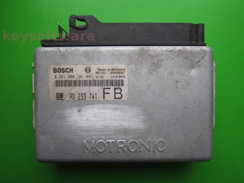 ECU Opel Omega 2.0 90233741 0261200101 ML4.1
