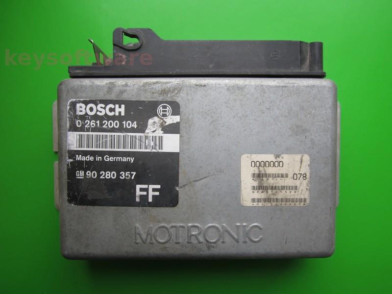 ECU Opel Omega 2.0 90280357 0261200104 ML4.1