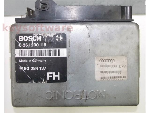 ECU Opel Kadett 2.0 90284137 0261200115 ML4.1 {