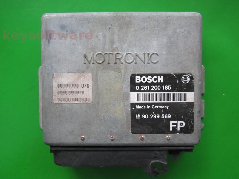 ECU Opel Kadett 2.0 90299569 0261200185 M2.5