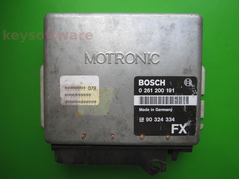 ECU Opel Vectra A 2.0 90324334 0261200191 M2.5