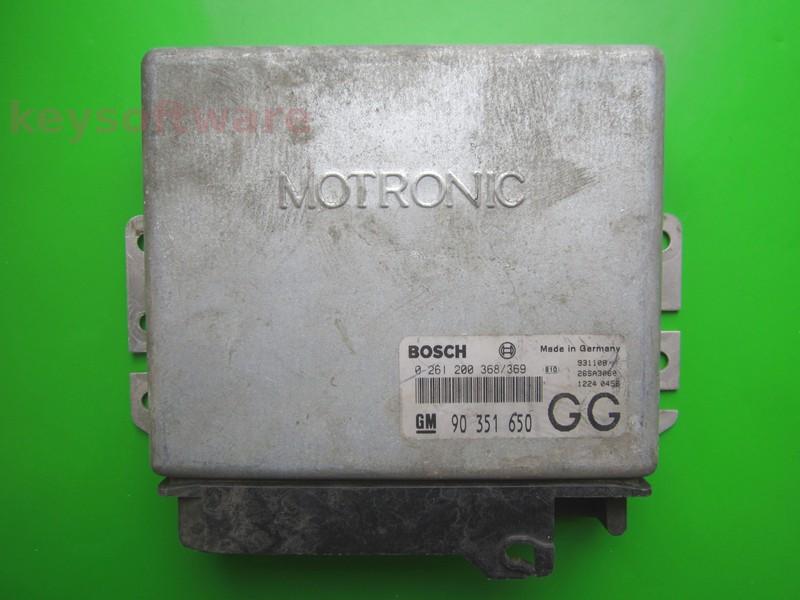 ECU Opel Omega 2.0 90351650 0261200368 M1.5
