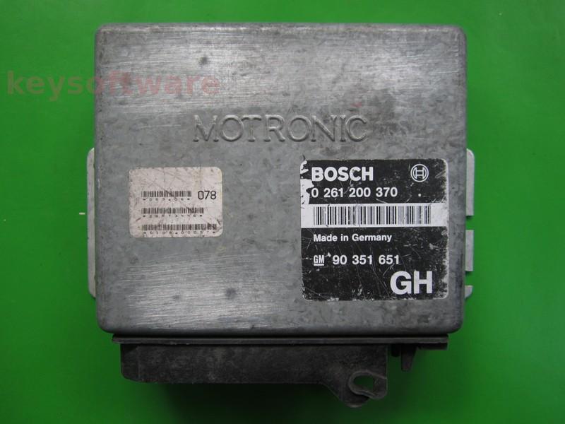 ECU Opel Omega 2.0 90351651 0261200370 M1.5