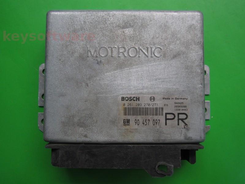 ECU Opel Omega 2.5 90457097 0261203270 M2.8.1