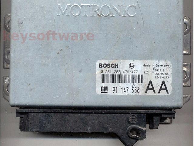 ECU Opel Frontera 2.4 91147536 0261203476 M1.5