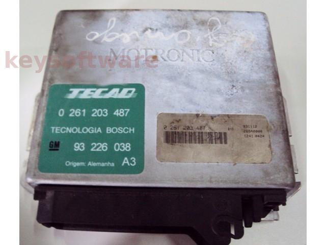 ECU Opel Omega 2.0 93226038 0261203487 M1.5.2 {