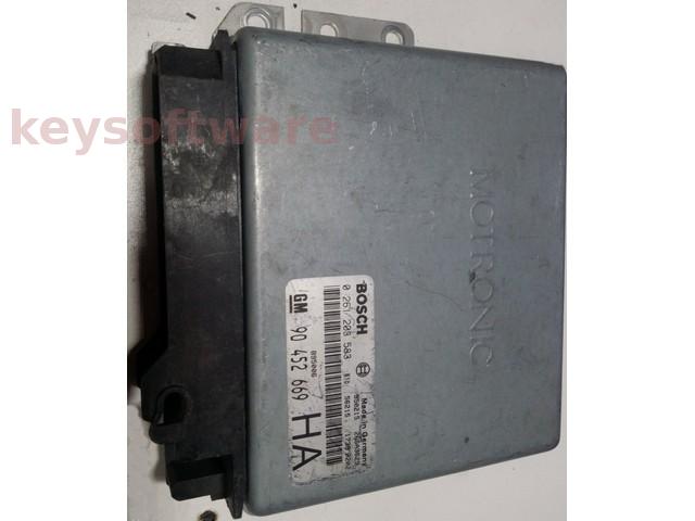 ECU Opel Astra F 2.0 90452669 0261203583 M2.8 {