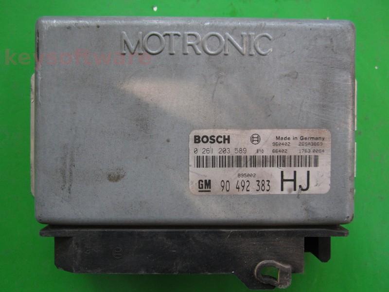 ECU Opel Omega 3.0 90492383 0261203589 M2.8.1