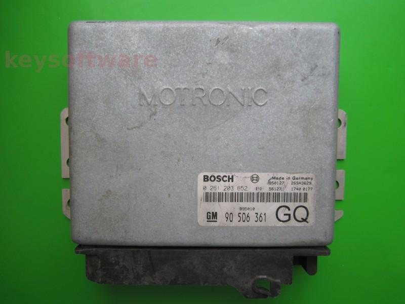 ECU Opel Vectra A 2.0 90506361 0261203652 M1.5