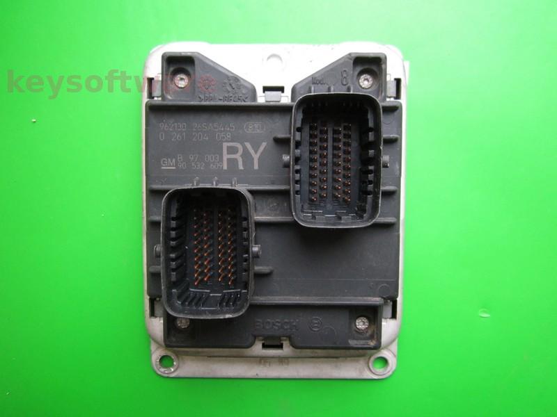 ECU Opel Corsa B 1.0 90532609 0261204058 X10XE M1.5.5