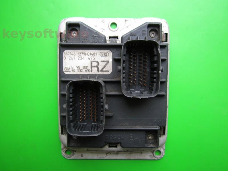 ECU Opel Corsa B 1.2 90532610 0261204475 X12XE M1.5.5