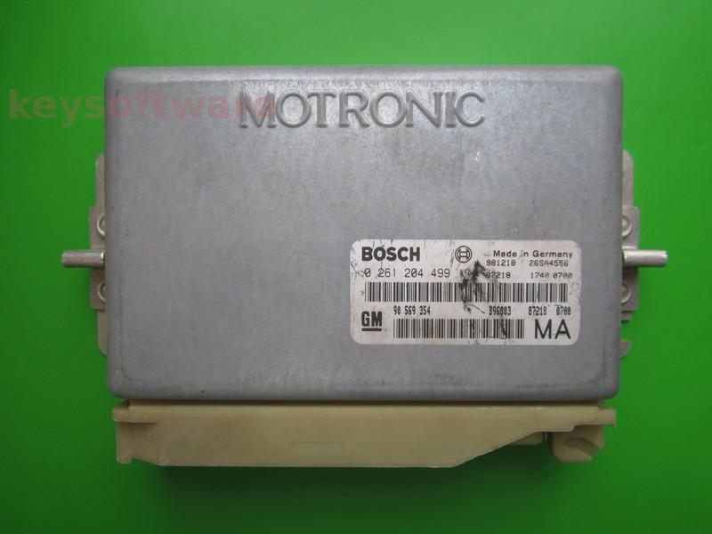 ECU Opel Vectra A 2.5 90569354 0261204499 M2.8.3