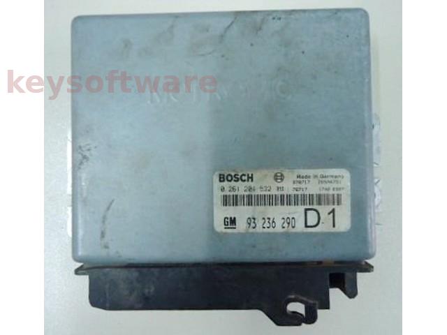 ECU Opel Omega 4.1 93236290 0261204532 M2.8.1 {