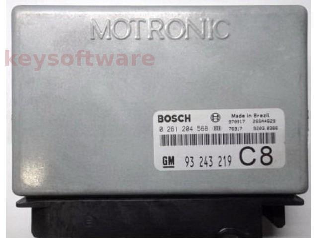 ECU Opel Vectra B 2.0 93243219 0261204568 M1.5.4 {