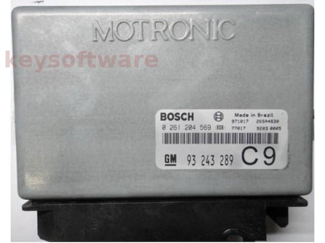 ECU Opel Vectra B 2.0 93243289 0261204569 M1.5.4 {