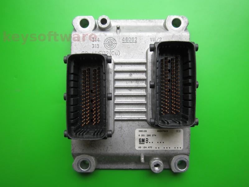 ECU Opel Corsa C 1.2 09164475 0261206274 ME7.6H4