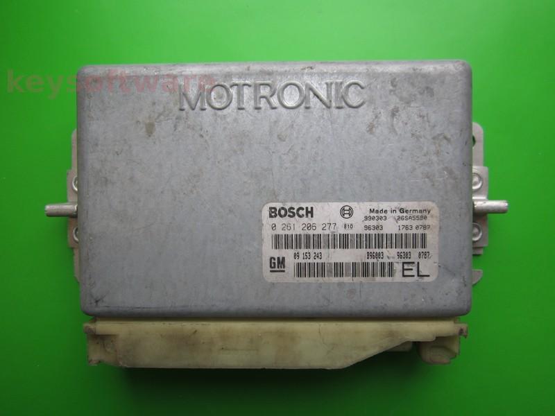 ECU Opel Vectra B 2.5 09153243 0261206277 M2.8.3
