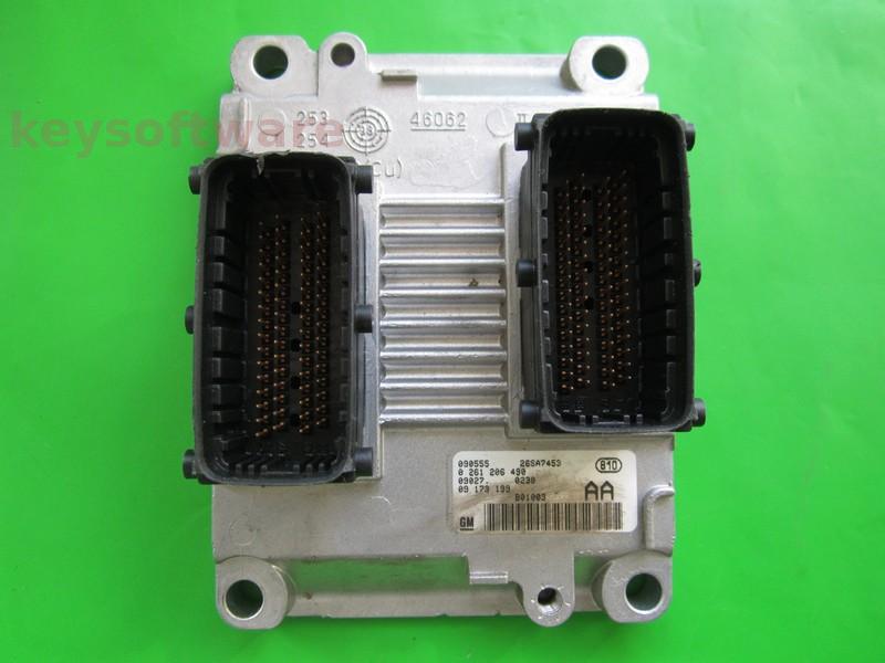 ECU Opel Omega 2.6 09173199 0261206490 ME3.1.1