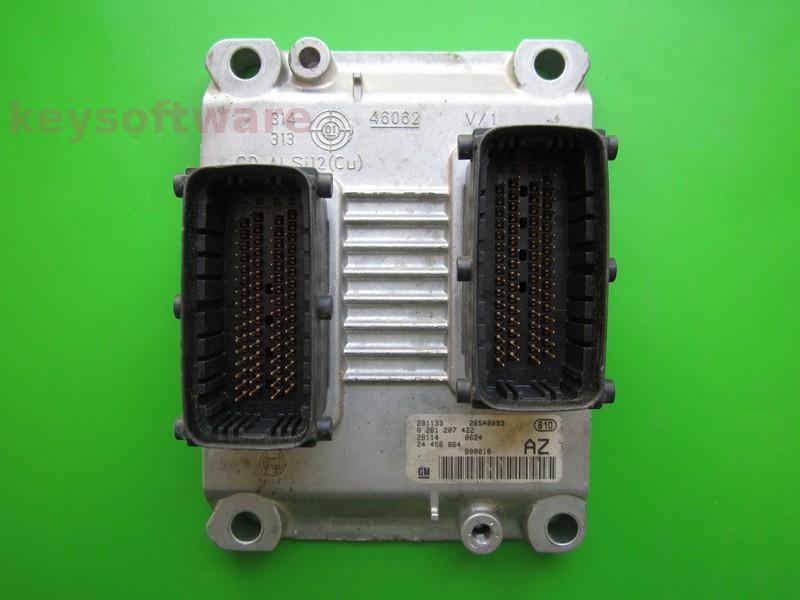 ECU Opel Agila 1.0 24456864 0261207422 ME7.6H4 Z10XE