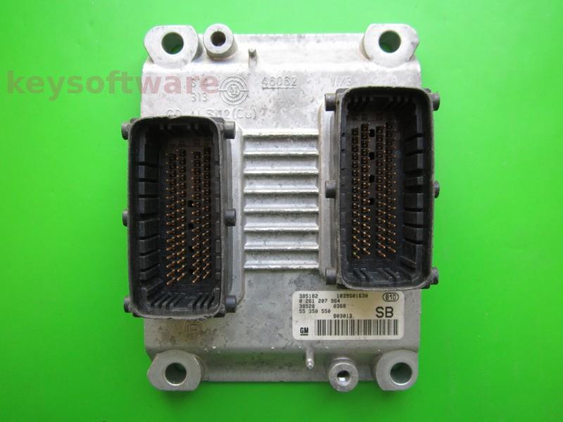 ECU Opel Agila 1.2 55350550 0261207964 ME7.6H4 Z12XE