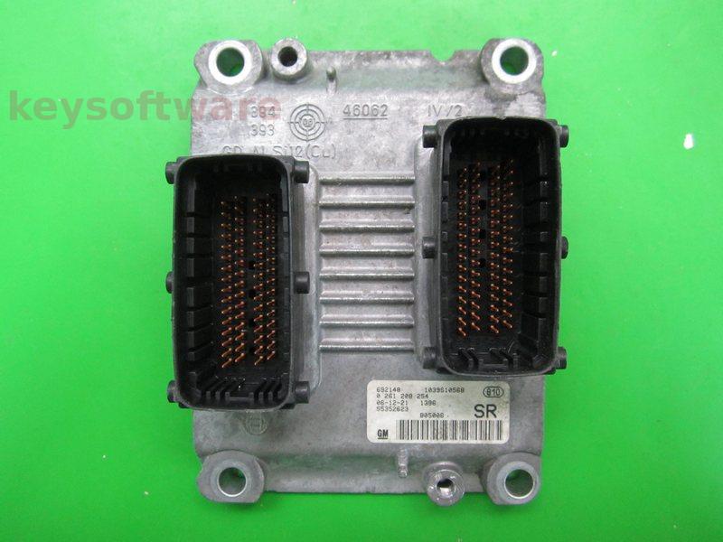 ECU Opel Agila 1.2 55352623 0261208254 ME7.6.2 Z12XEP {+