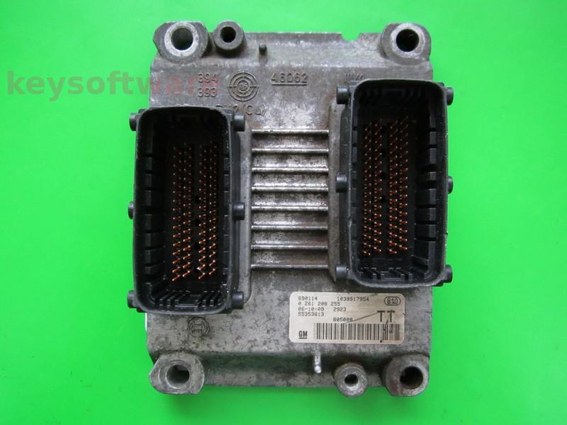 ECU Opel Meriva 1.4 55353613 0261208255 Z14XEP ME7.6.2 RESETAT }