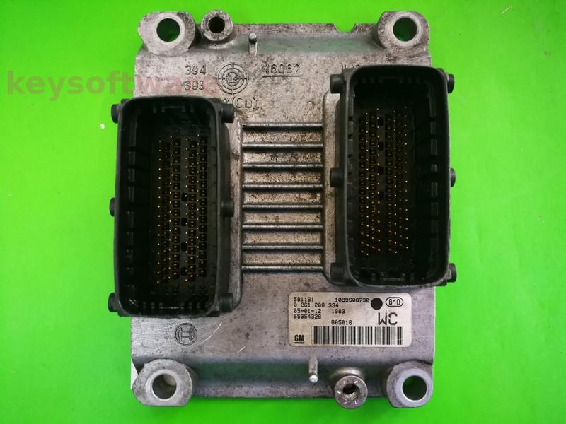 ECU Opel Corsa C 1.4 55354328 0261208394 Z14XEP ME7.6.2 RESET