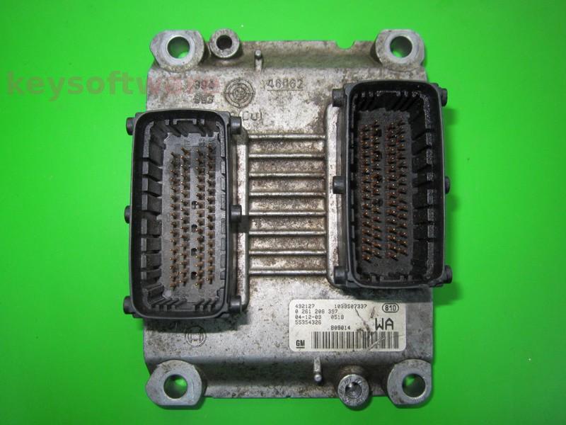 ECU Opel Agila 1.0 55354326 0261208397 ME7.6.2 {+