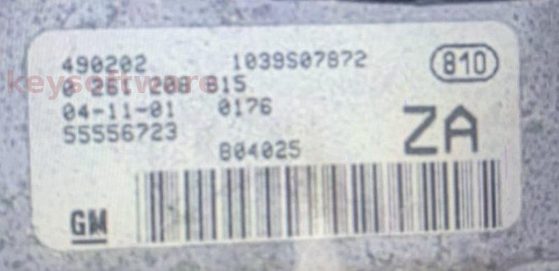 ECU Opel Astra H 1.4 55556723 0261208615 ME7.6.1 {