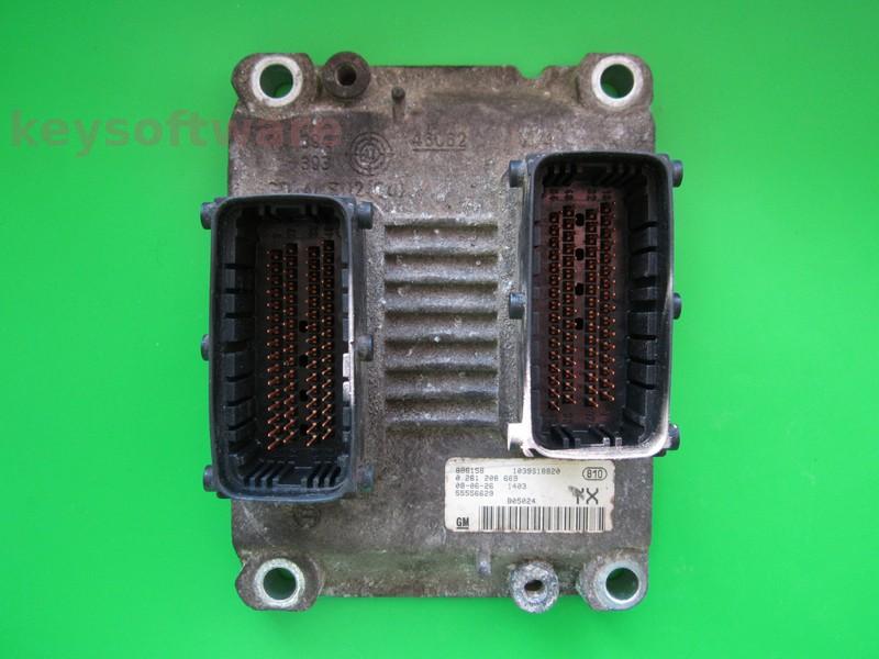 ECU Opel Astra G 1.4 55556629 0261208669 Z14XEP ME7.6.2 +{