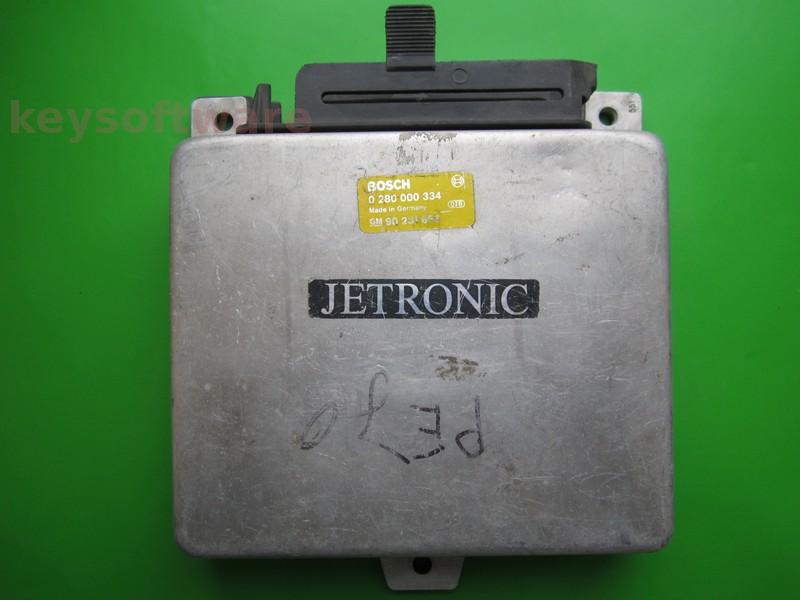 ECU Opel Ascona 1.8 90231656 0280000334 LU2