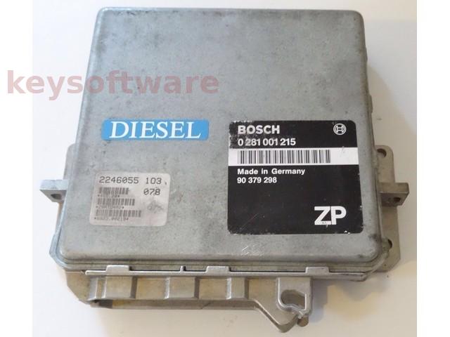 ECU Opel Omega 2.5TD 90379298 0281001215 EDC1.3.1 {