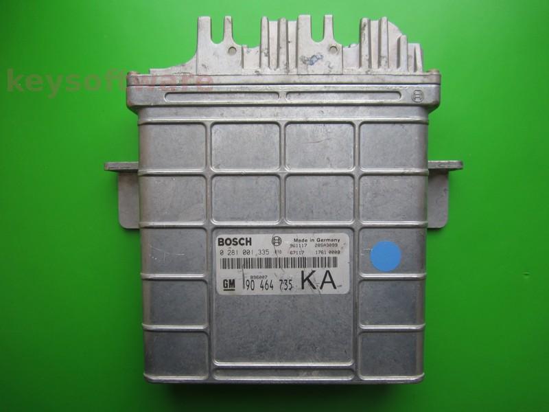 ECU Opel Vectra B 2.0DTI 90464735 0281001335 MSA15.6