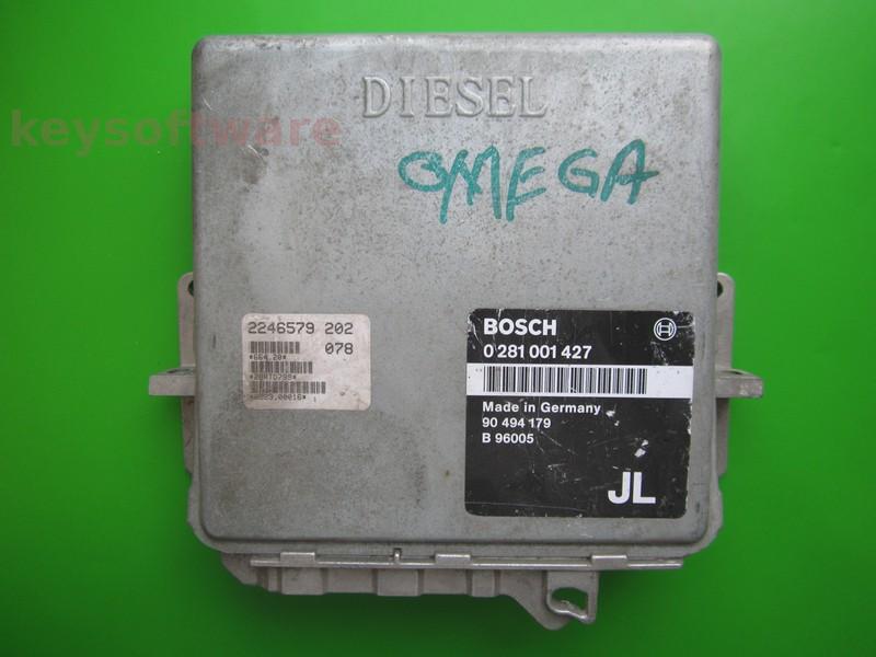 ECU Opel Omega 2.5TD 90494179 0281001427 EDC1.3.1