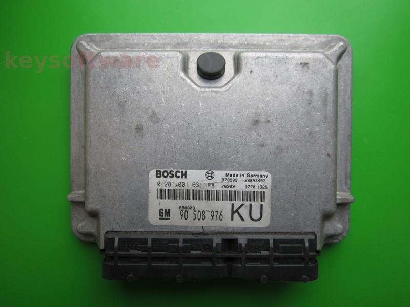 ECU Opel Vectra B 2.0DTI 90508976 0281001631 EDC15M1