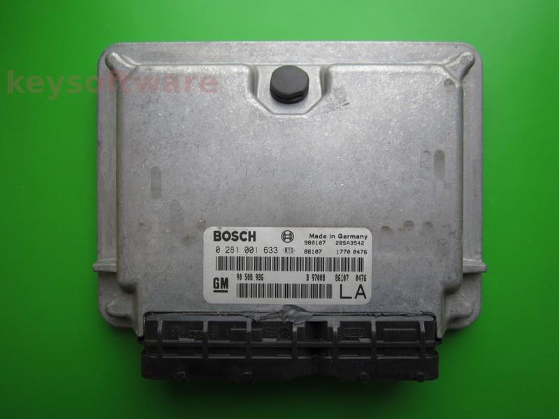 ECU Opel Vectra B 2.0DTI 90508986 0281001633 EDC15M1