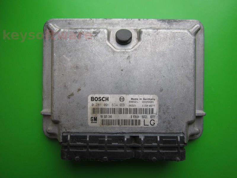 ECU Opel Vectra B 2.0DTI 90569348 0281001634 EDC15M1