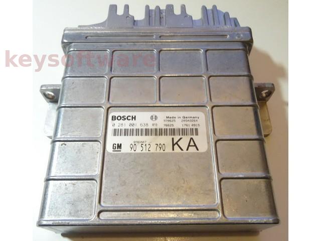ECU Opel Vectra B 2.0DTI 90512790 0281001638 MSA15.6 {
