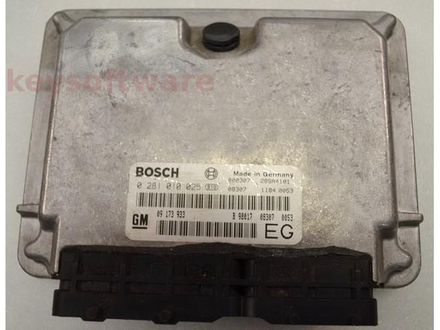 ECU Opel Frontera 2.2TDI 09173933 0281010025 EDC15M1 {