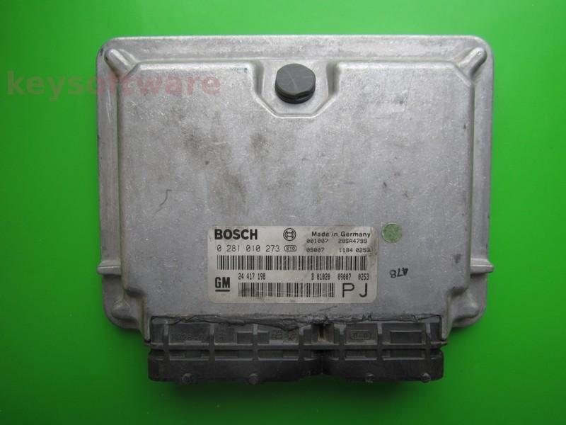 ECU Opel Omega 2.2DTI 24417198 0281010273 EDC15M1
