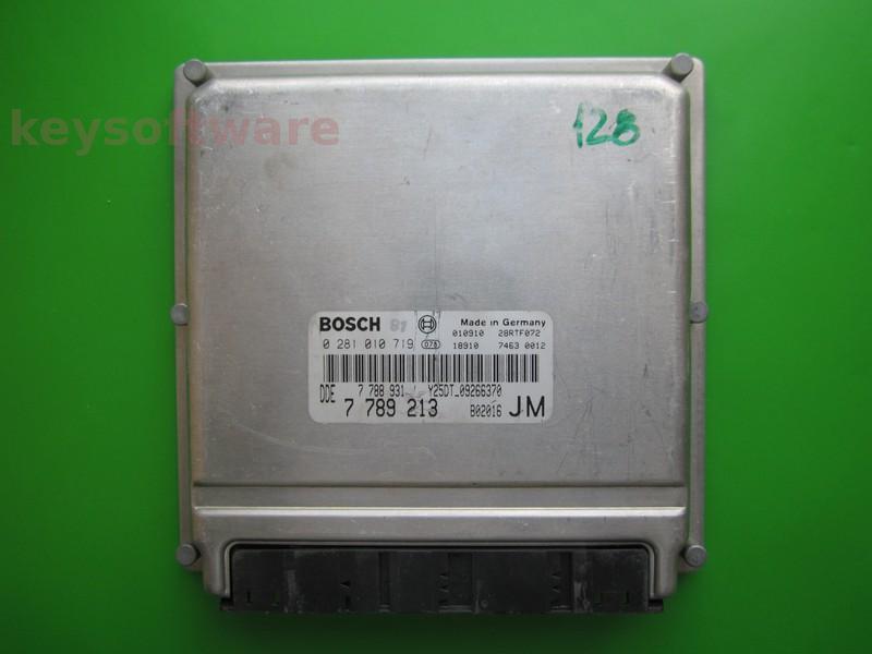 ECU Opel Omega 2.5TD 7789213 0281010719 EDC15C4 }
