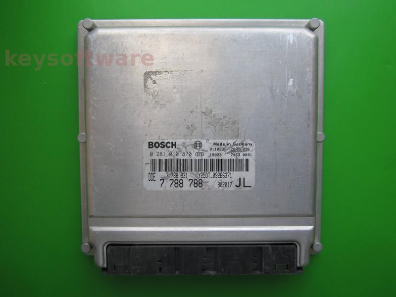 ECU Opel Omega 2.5TD 7788788 0281010870 EDC15C4 {