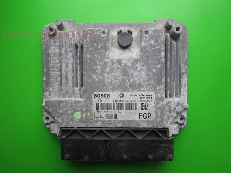ECU Opel Vectra C 1.9CDTI 55189629 0281011448 EDC16C9
