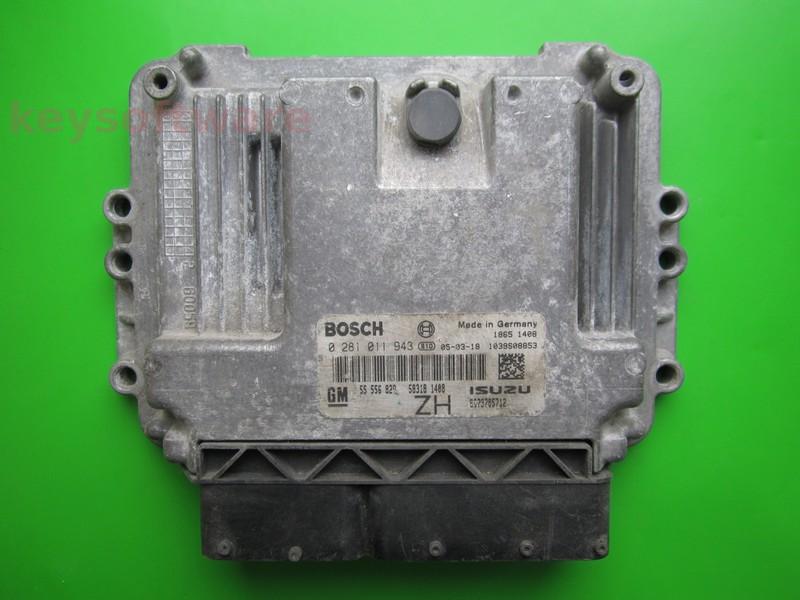 ECU Opel Astra H 1.7CDTI 55556829 0281011943 EDC16C9