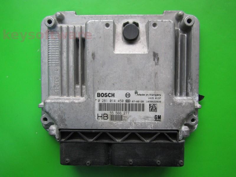 ECU Opel Vectra C 1.9CDTI 55566277 0281014450 EDC16C39 }+