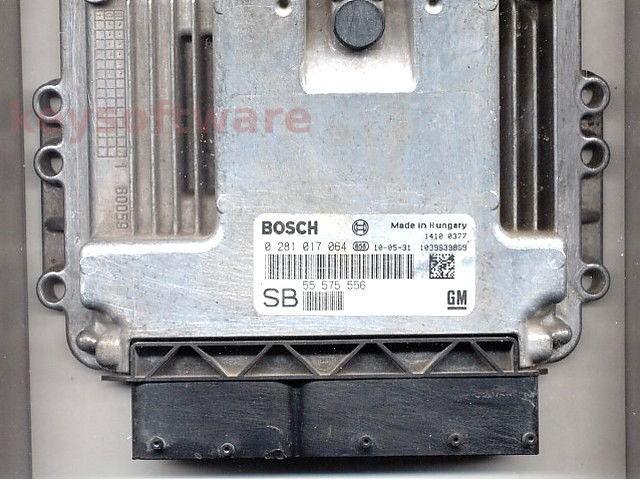ECU Opel Vectra C 1.9CDTI 55575556 0281017064 EDC16C39 { +