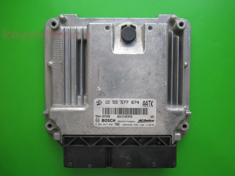 ECU Opel Insignia 2.0CDTI 55577674 0281017452 EDC17C18 }