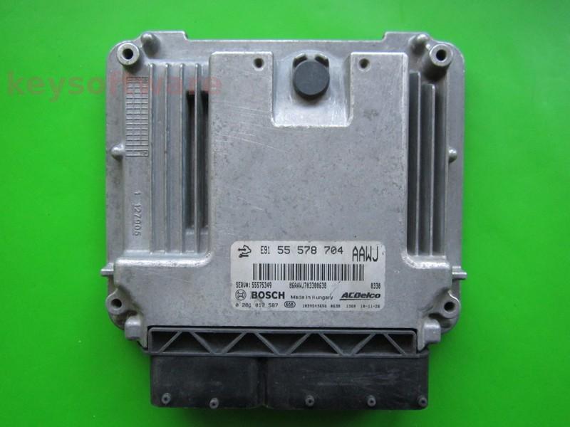 ECU Opel Meriva 1.3CDTI 55578704 0281017587 EDC17C19