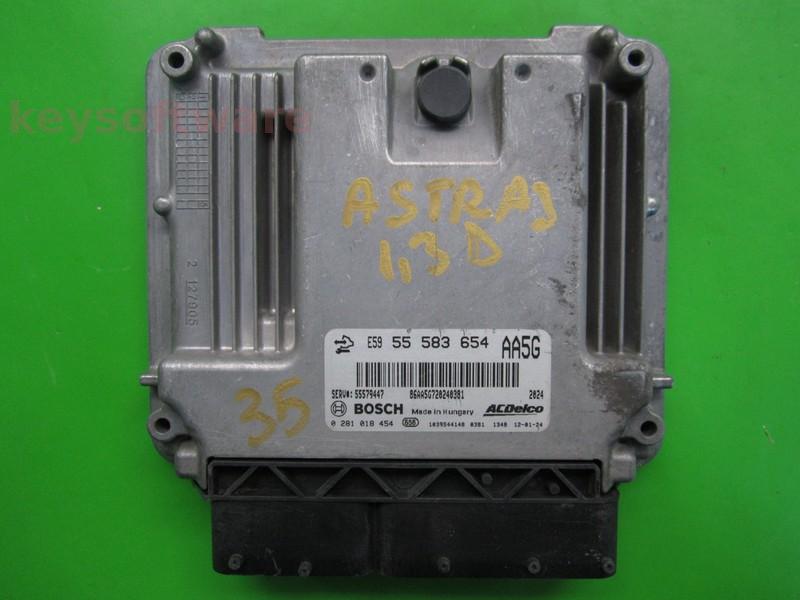 ECU Opel Meriva 1.3CDTI 55583654 0281018454 EDC17C59