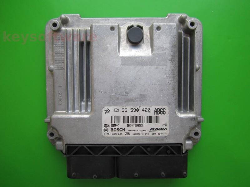 ECU Opel Insignia 2.0CDTI 55590420 0281019088 EDC17C59